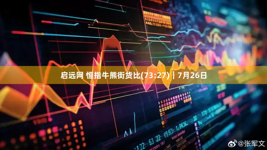启远网 恒指牛熊街货比(73:27)︱7月26日